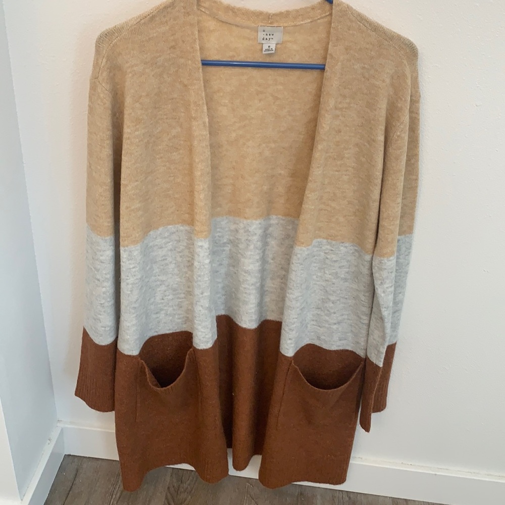 Striped cardigan